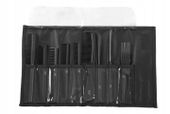 FOX BLACK Komplet grzebieni fryzjerskich - 9szt + Etui