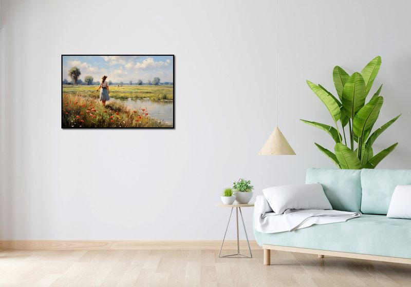 Plakat 91,5x60cm Wiejski Spokój zdjęcie 4