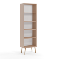 Regał Skandynawski na wysokich drewnianych nogach - Macchiato