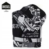 Szlafrok z kapturem DIESEL z żakardowego S/M