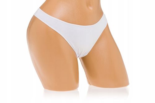 5x Majtki stringi damskie bawełniane wygodne elastyczne seksowne zestaw na Arena.pl