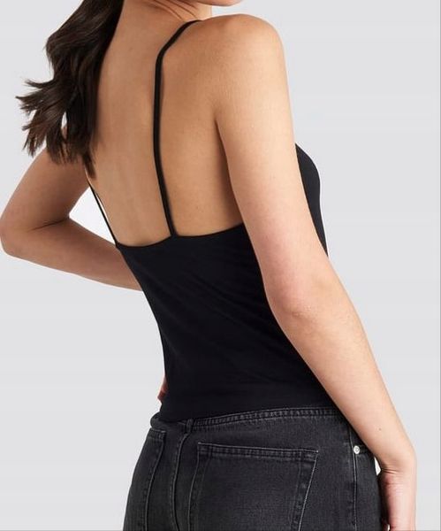 NAKD TIE FRONT SQUARE NECK TOP S zdjęcie 2