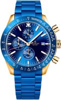 zegarek męski giewont chronograph sapphire niebiesko miedziany gw8720-b5