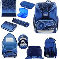 Zestaw tornister plecak szkolny UltraLight Plus śniadaniówka Shark HERLITZ