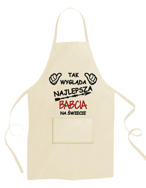 Fartuch Kuchenny Super Babcia zdjęcie 1