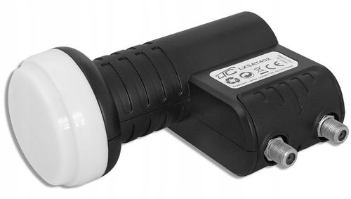 KONWERTER SATELITARNY 4K PODWÓJNY TWIN 2 GNIAZDA WTYKI GRATIS na Arena.pl