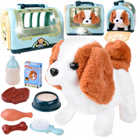 Interaktywny piesek beagle + karma + transporter akcesoria 5905258519999