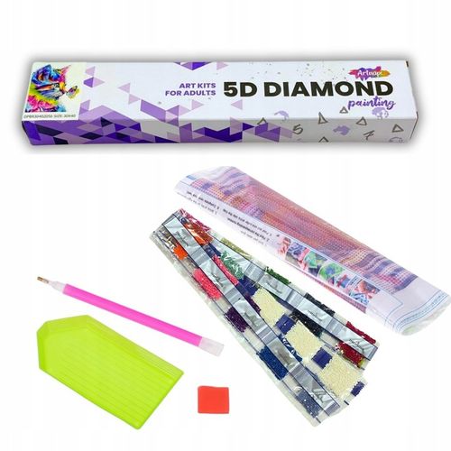 HAFT DIAMENTOWY Diamond Painting Mozaika Diamentowa Dla Dzieci Zestaw 5D na Arena.pl