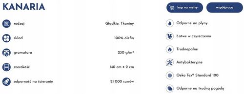 Siedzisko tapicerowane OGRODOWE PODUSZKA 40x80 na Arena.pl