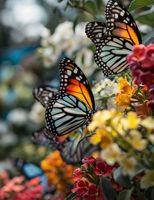 Plakat 50x65cm Motyle Na Łące