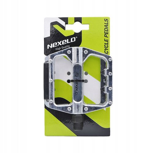 PEDAŁY ROWEROWE MTB BMX ALUMINIOWE Z ODBLASKAMI DO ROWERU SREBRNE na Arena.pl