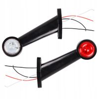 Lampa OBRYSOWA 2 sztuki OBRYSÓWKA BOCZNA LED czerwona/biała na TIRA