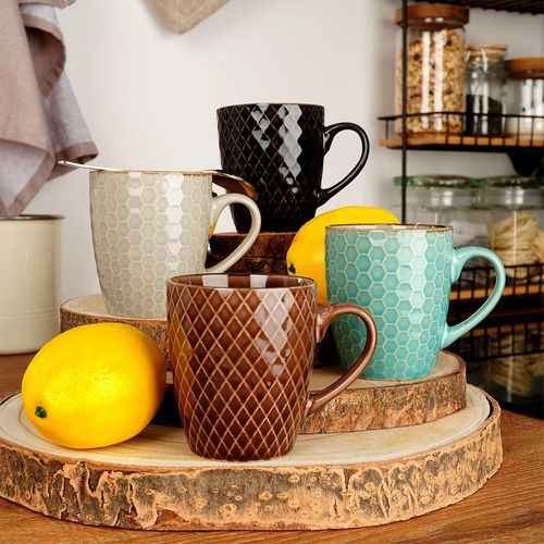 Kubki ceramiczne 250 ml 4 szt. na Arena.pl