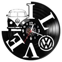Zegar ścienny z płyty winylowej I love volkswagen 1526.14