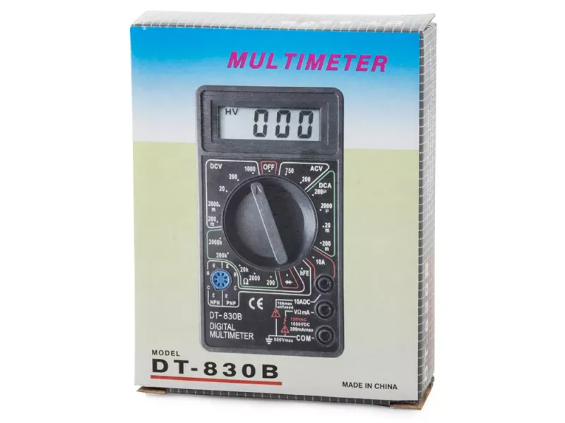 Cyfrowy miernik multimetr prądu lcd elektroniki zdjęcie 10