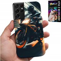 ETUI DO SAMSUNG GALAXY S21 Ultra - MOTOCYKLISTA MOTOR MOTOCYKL + FOLIA
