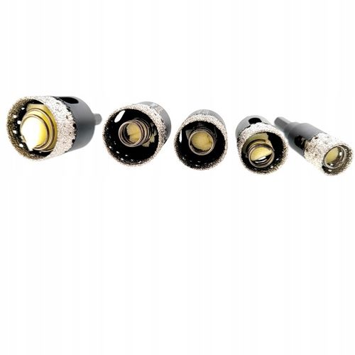 OTWORNICA DIAMENTOWA KORONKA DO GRESU M14 ZESTAW ⌀ 6,8,10,35,68 mm ADAPTER na Arena.pl