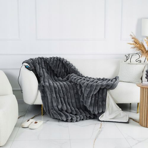 Koc elektryczny DUŻY 180x160 Mata grzewcza Yoer pilot LCD gruby 160W +Timer na Arena.pl