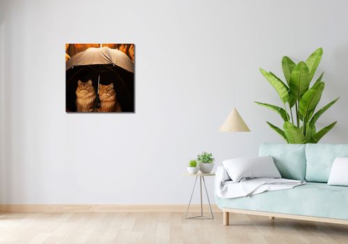 Obraz 60x60cm Jesienny Koci Schron na Arena.pl