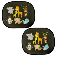 Osłona Przeciwsłoneczna dla Dzieci do Samochodu na Boczną Szybę Okna 2 szt.