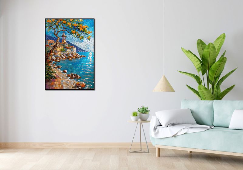 Plakat 68x98cm Mozaikowa Układanka zdjęcie 4