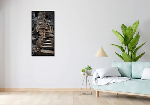 Plakat 50x100cm Schody do Nieznanego na Arena.pl