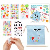 WOOPIE ARTFUN Zestaw Kreatywny Zrób Torebkę Dekorowanie Woreczka Imię Dziecka DIY