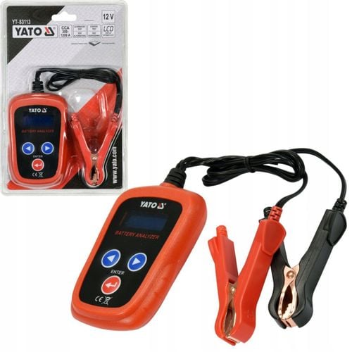 ELEKTRONICZNY TESTER AKUMULATORÓW YATO na Arena.pl