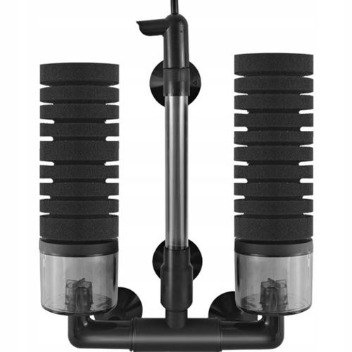 Filtr Gąbkowy Do Akwarium JF-160B z pompą 350l/h z Pojemnikami na Wkłady na Arena.pl