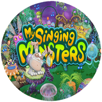 Opłatek na tort My Singing Monsters