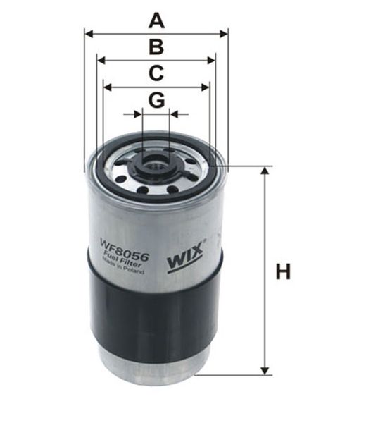 WF8056 - Filtr paliwa zdjęcie 1