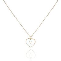 Naszyjnik stal szlachetna pozłacana 14k złotem NST2058M