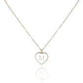 Naszyjnik Stal Szlachetna Pozłacana 14K Złotem Nst2058M