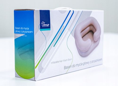 Basen do mycia GŁOWY w łóżku + PRYSZNIC + POMPKA basen EASY SHOWER / TIMAGO na Arena.pl