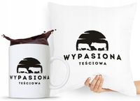 Zestaw Poduszka + Kubek Prezent Dla Teściowej Mamy Z Nadrukiem Ze Zdjęciem