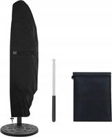 POKROWIEC FUTERAŁ Z ZAMKIEM OSŁONA SKŁADANY NA PARASOL OGRODOWY