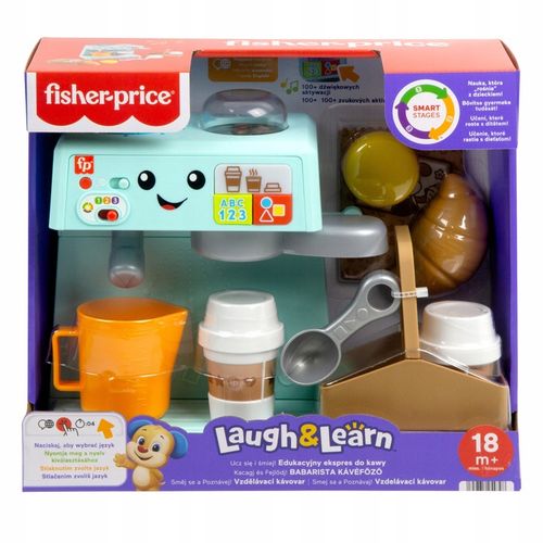 FISHER PRICE EKSPRES DO KAWY edukacyjna interaktywna zabawka +18 m-cy na Arena.pl