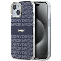 Etui DKNY do iPhone 15, iPhone 14, iPhone 13, Niebieski, MagSafe