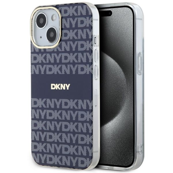 Etui DKNY do iPhone 15, iPhone 14, iPhone 13, Niebieski, MagSafe zdjęcie 1