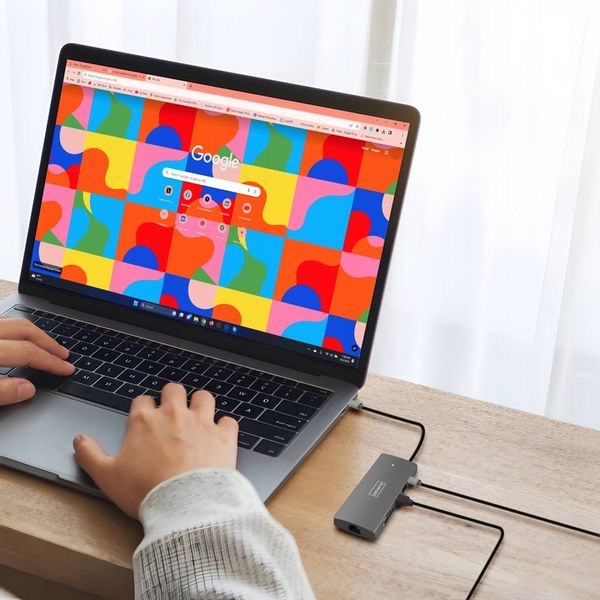 HUB USB-C Przejściówka ADAPTER 9w1 HDMI Gigabit Ethernet Macbook Pro Air M3 zdjęcie 10