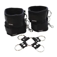 sportsheets hog tie & cuff set - zestaw do pozycji kołyskowej, regulowany