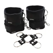 sportsheets hog tie & cuff set - zestaw do pozycji kołyskowej, regulowany