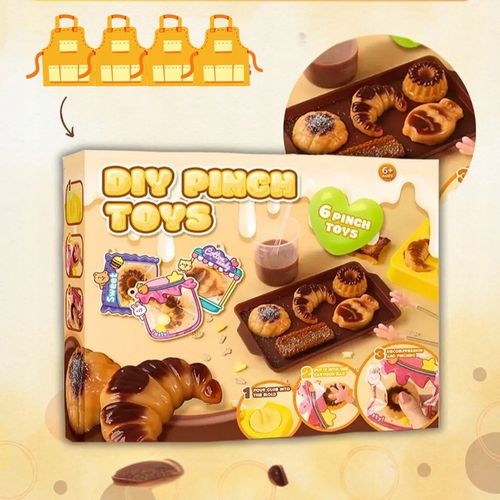 ZESTAW DO ROBIENIA GNIOTEK CUKIERNIA ANTYSTRESOWY SQUISHY DIY DLA DZIECI na Arena.pl