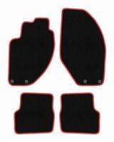 Dywaniki welurowe CARLUX-RED do Lancia Kappa sedan 1994-2002, czarne
