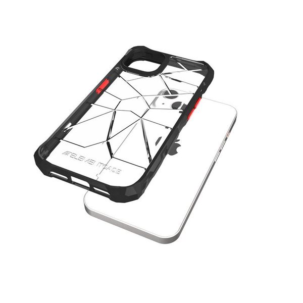 Element Case Special Ops X5 - Pancerne etui iPhone 14 (Mil-Spec Drop Protection) (Clear/Black) zdjęcie 9