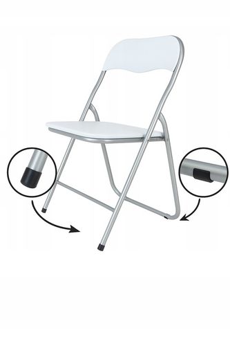 Krzesło składane bankiet catering białe na Arena.pl