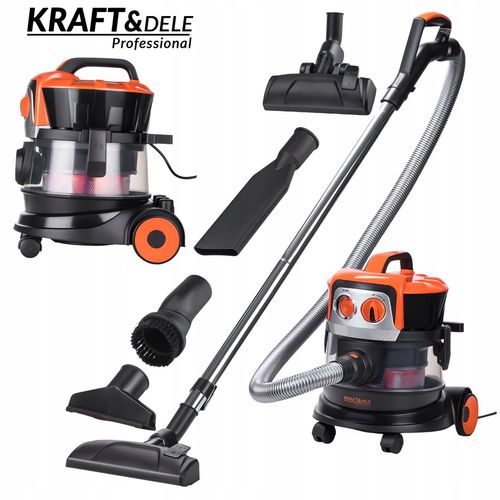 Odkurzacz Przemysłowy Bezworkowy na Sucho 2000W 9L 230V Kraft&Dele na Arena.pl