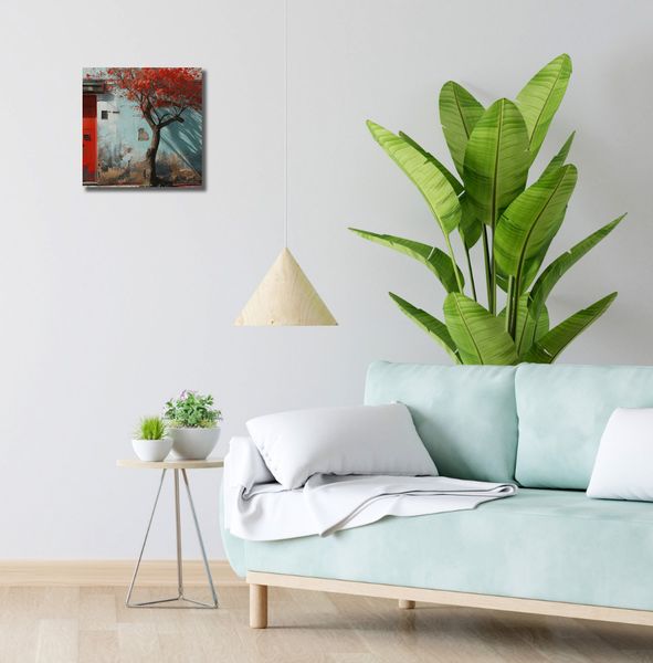 Obraz 30x30cm Widok Na Dawne zdjęcie 2