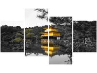 140CM 70 OBRAZ DOM BONZAI MITH HUANG ŚCIENNY