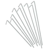 Szpilki do namiotu mocujące śledzie kotwy stal 24cm 10szt hak haczyk kołki